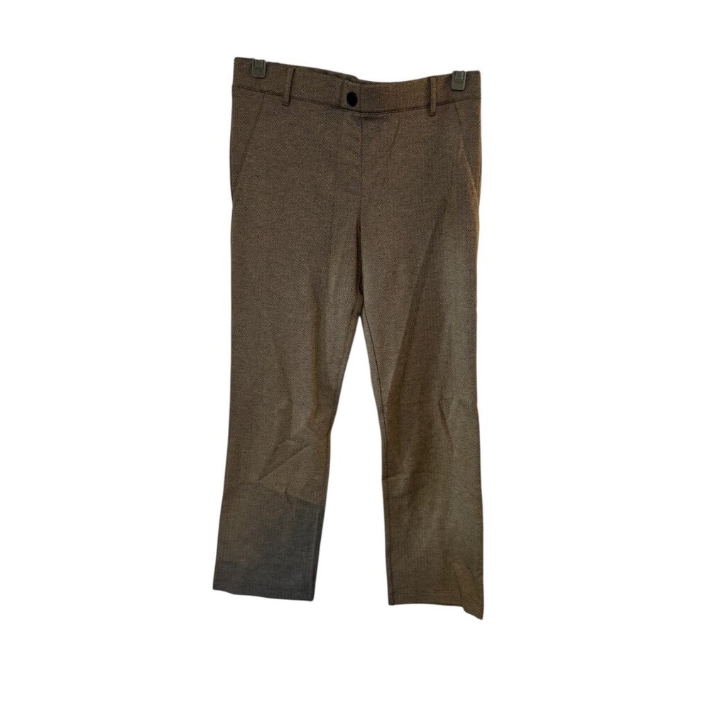 Betabrand Womens Herringbone Work Pants Size L  Stretch Blend